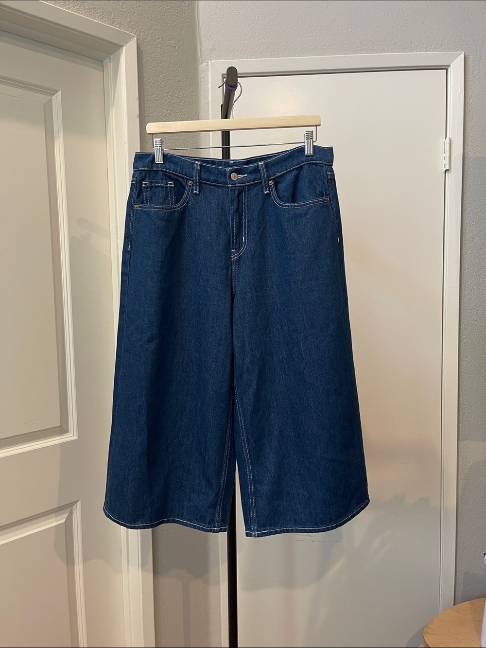 Old Navy Drapey High-Rise Baggy “Culottes” Jeans